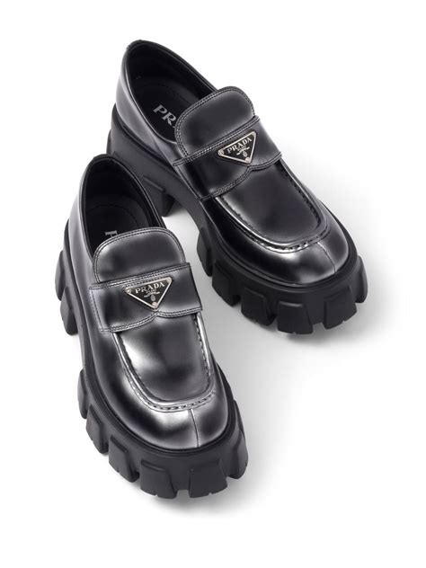 prada silver espadrilles|prada monolith loafers men.